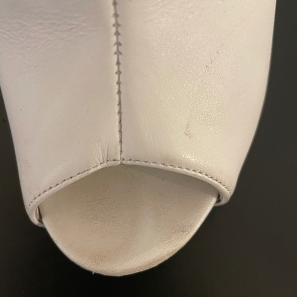 Giuseppe Zanotti Leather Peep-Toe Booties - Picture 11 of 16